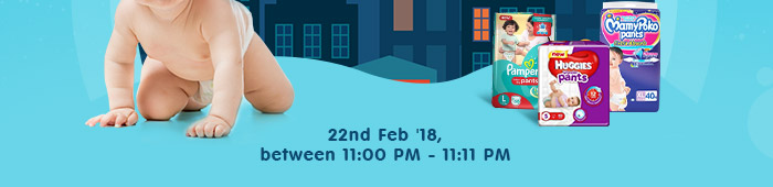 22nd Feb '18, between 11:00 PM - 11:11 PM 22nd Feb '18, between 11:00 PM - 11:11 PM