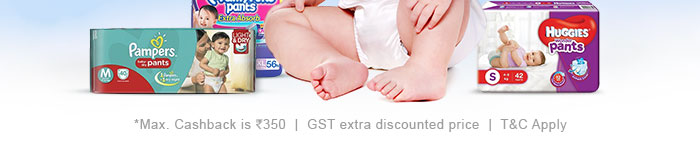 *Max. Cashback is Rs. 350 | GST extra discounted price | T&C Apply