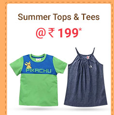 Summer Tops & Tees @ Rs. 199* | Coupon: APR199T