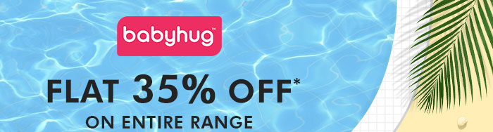 Flat 35% OFF* on Entire Babyhug Range | Coupon : BHUG35MR