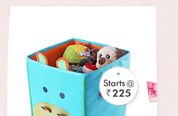 Colourful Storage Boxes - Starts at Rs. 225*