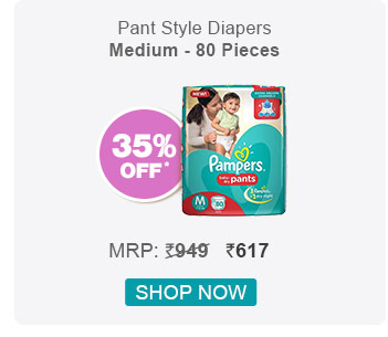 Pampers Pant Style Diapers Medium - 80 Pieces