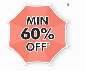 Min. 60% OFF*