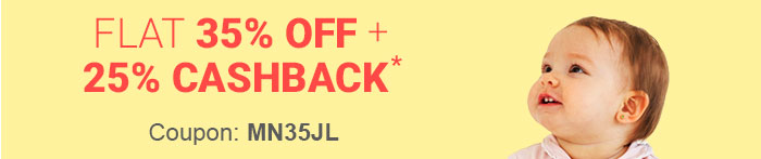 Flat 35% OFF   25% Cashback*