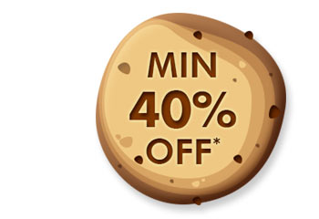 Min. 40% OFF*