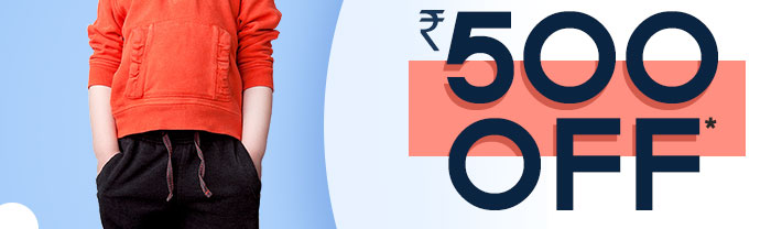 Flat Rs. 500 OFF* on Entire Fashion Range | COUPON: AUG500FSH