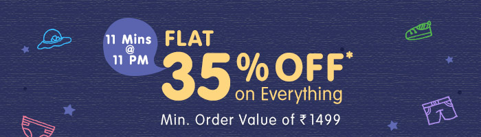 Flat 35% OFF* on Everything