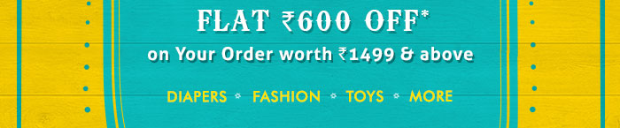 Flat 600 OFF* on Your Order worth Rs. 1499 & above