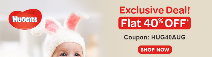 Huggies | Flat 40% OFF*