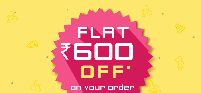 Flat Rs. 600 OFF* on Your order worth Rs. 1499 & above