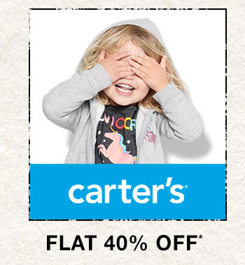 Carter's- Flat 40% OFF*