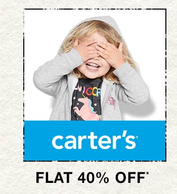 Carter's- Flat 40% OFF