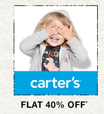 Carter's - Flat 40% OFF