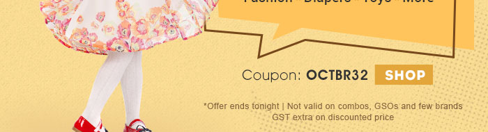 *Offer ends tonight | Not valid on combos, GSOs and few brands | GST extra on discounted price