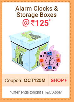 Alarm Clocks & Storage Boxes @ Rs. 125*