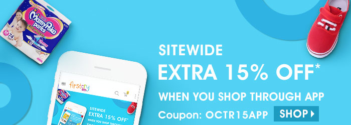 Sitewide - Extra 15% OFF* When you shop through App