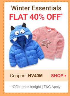 Flat 40% OFF* on Winter Essentials | Coupon: NV40M