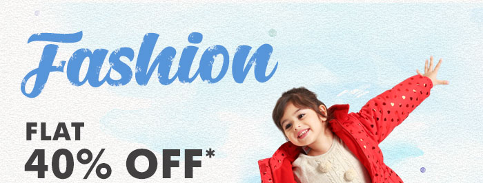 Flat 40% OFF* on Entire Fashion Range