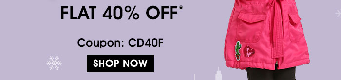 Flat 40% OFF*