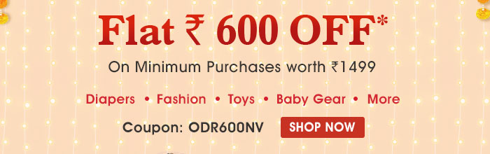 SITEWIDE Flat Rs. 600 OFF* On Minimum Purchases worth Rs. 1499