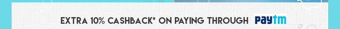 Extra 10% Cashback* on paying through Paytm