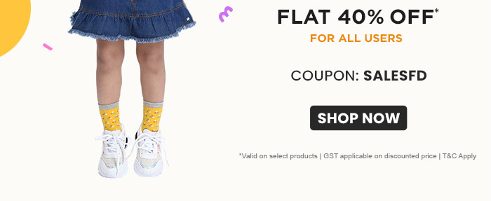 FLAT 40% OFF* For All Users
