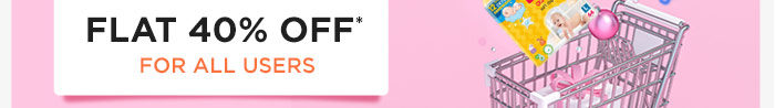 Flat 40% OFF*