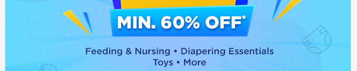 Min. 60% OFF*