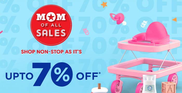 MOM Of ALL SALES Shop Non-Stop As It's Upto 70% OFF*