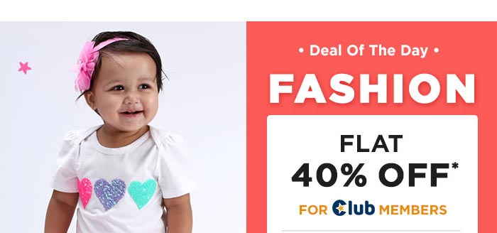 Fashion Flat 40% OFF* For Club Members