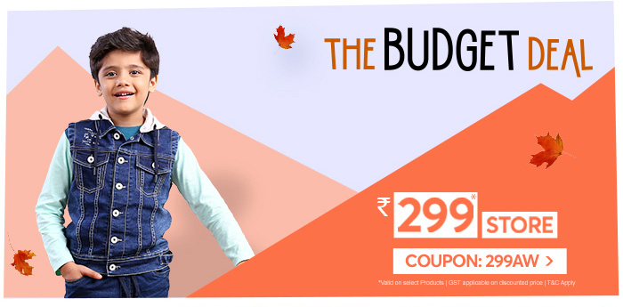 The Budget Deal Rs. 299* Store