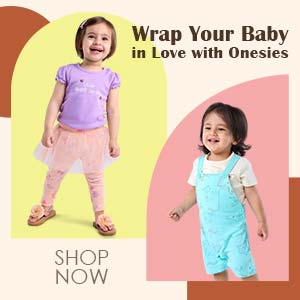 Wrap Your Baby in Love with Onesies I Up To 2Y