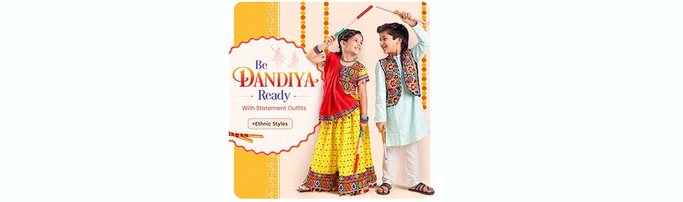 Be Dandiya Ready | Up To 14Y Be Dandiya Ready | Up To 14Y