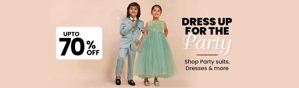 Dress up for the Party| Up to 14Y