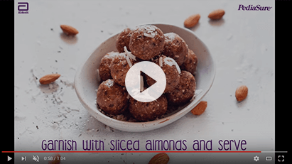 Pediasure Chocolate Almond Energy Bites