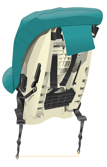 Standerd Car Seat back