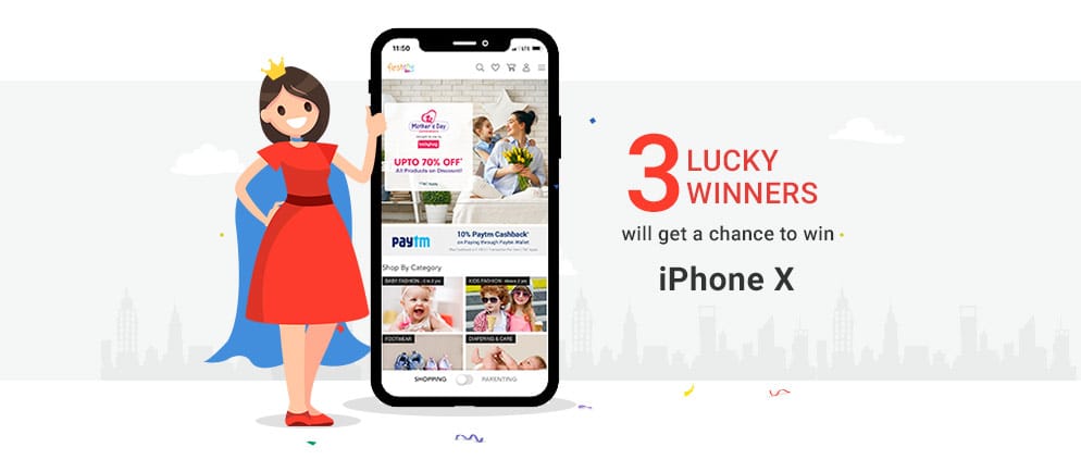 3 Lucky Winners will get a chance to win iPhone X