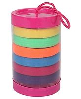 babyhug-hair rubber band set pack of 7-multi colour