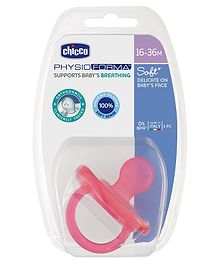 Chicco Physio Soft Silicone Orthodontic Soother Pink - 1 Piece