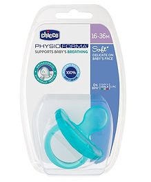 Chicco Physio Soft Silicone Orthodontic Soother Blue - 1 Piece