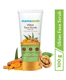 Mamaearth Ubtan Face Scrub With Turmeric & Walnut - 100 gm