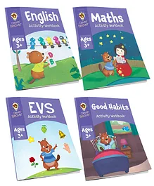 Clever Beaver Fun Learning Activities Workbooks Pack of 4 - English 