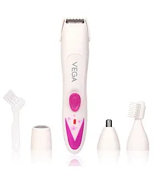 VEGA VHBT 03 Feather Touch 4-In-1 Trimmer - White Pink