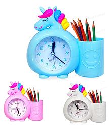 FunBlast Unicorn Table Alarm Clock (Colour May Vary)