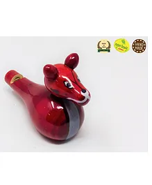 A&A Kreative Box Wooden Whistle Fox - Red