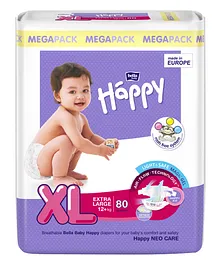 Bella Baby Happy Diapers Extra Large - 80 Pieces
