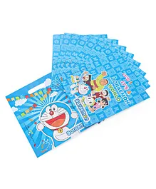 Doraemon Small Theme Party Bags Blue - Pack of 10