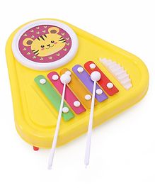 Prime Drum & Xylophone 3 in 1 Band Set - Yellow