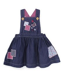 Pumpkin Patch Dungaree Style Frock - Blue Pumpkin Patch Dungaree Style Frock - Blue