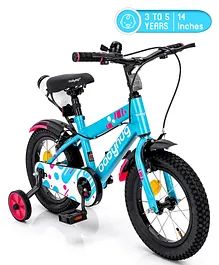 Babyhug Rapid Bicycle With Bell Sky Blue - 14 inches